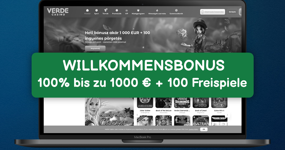 Verde Casino welcome bonus