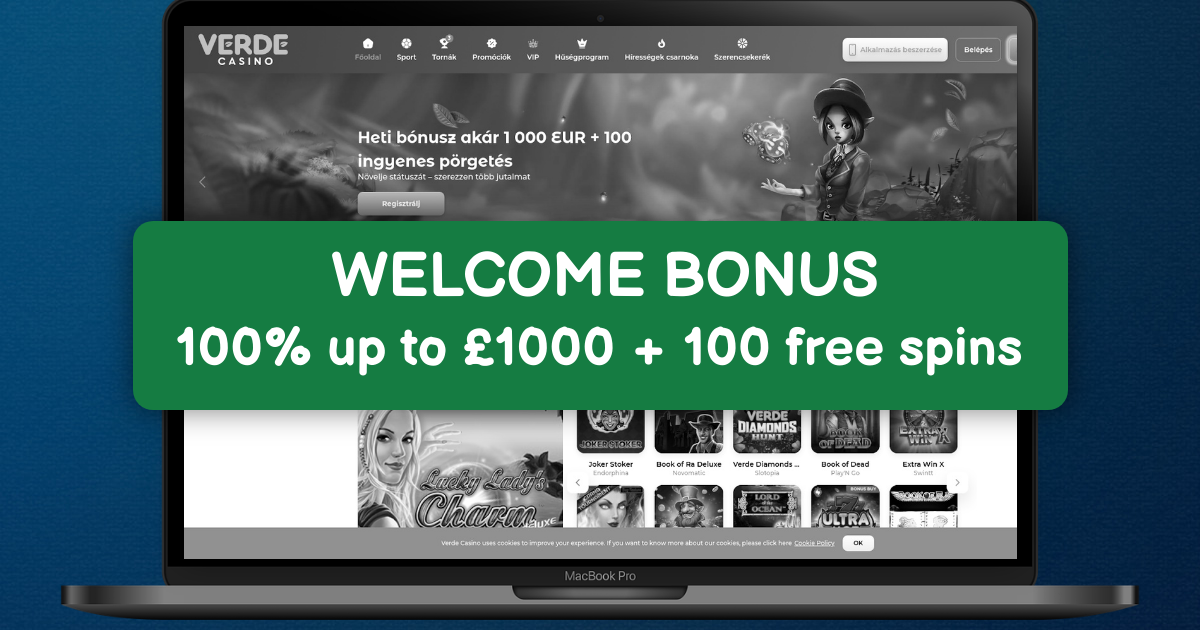 Verde Casino welcome bonus