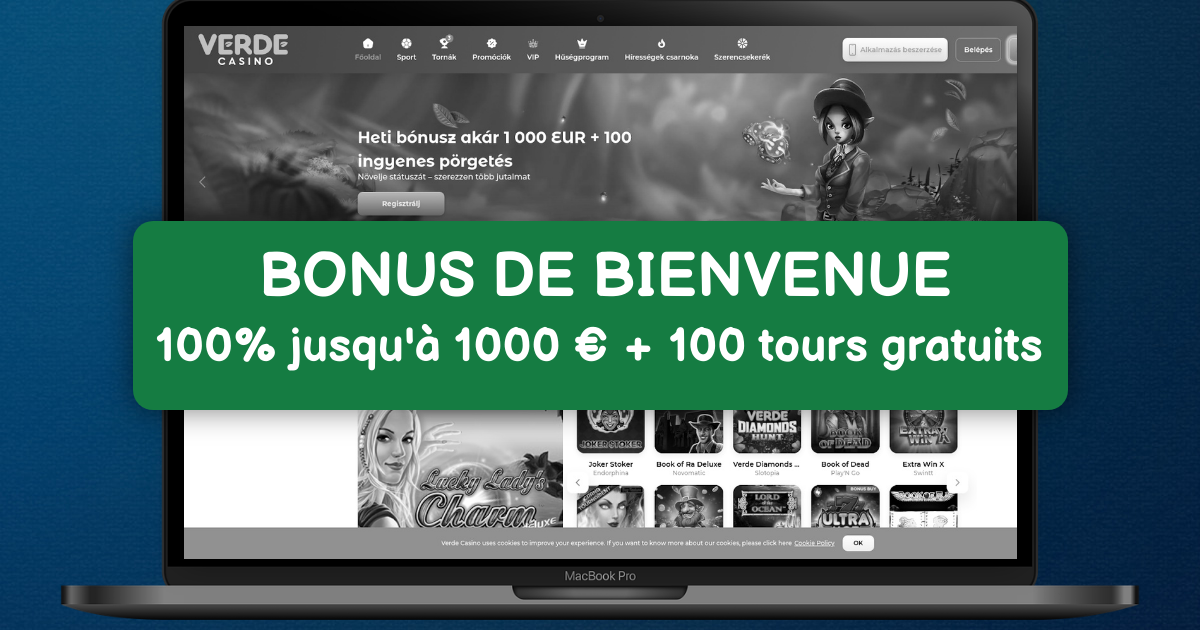 Verde Casino welcome bonus